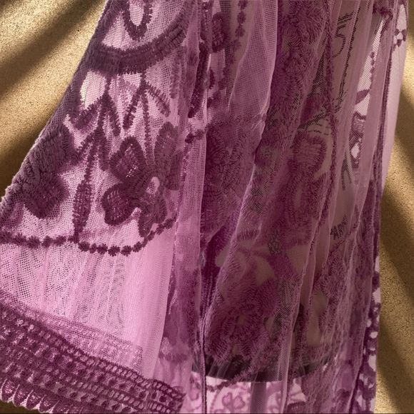 Lavender purple bathing suit coverup - Picture 10 of 11